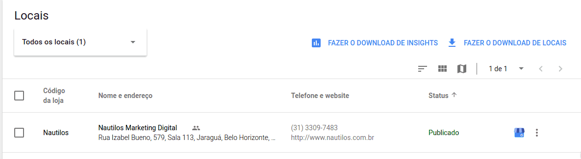 Google Meu Negócio